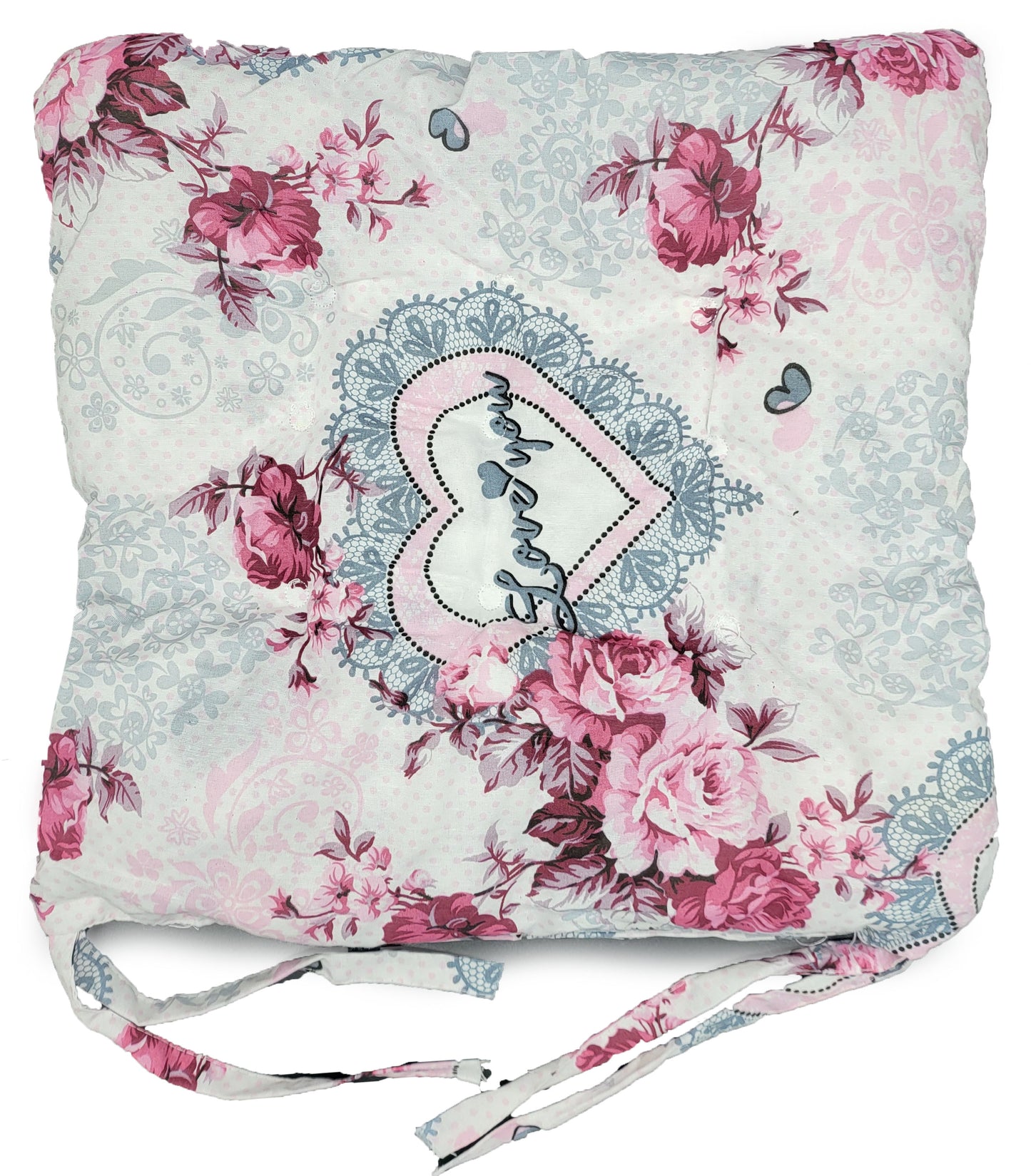 Seat Pad Dining Garden Kitchen Chair Cushions Tie On DAISY Floral