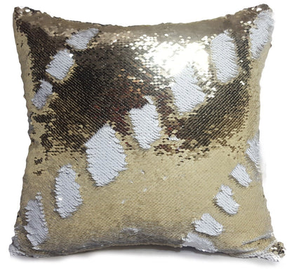 Magic sequin mermaid reversible two tone glitter pillow sofa cushion or cover