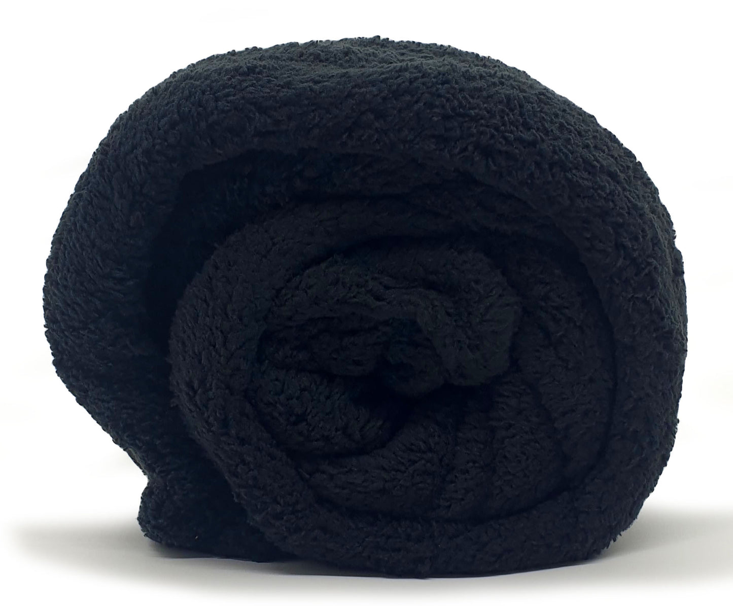 Teddy Bear Fleece Fitted Sheet OR Duvet Cover Set Sherpa Thermal Warm Bedding Black Fitted Sheet
