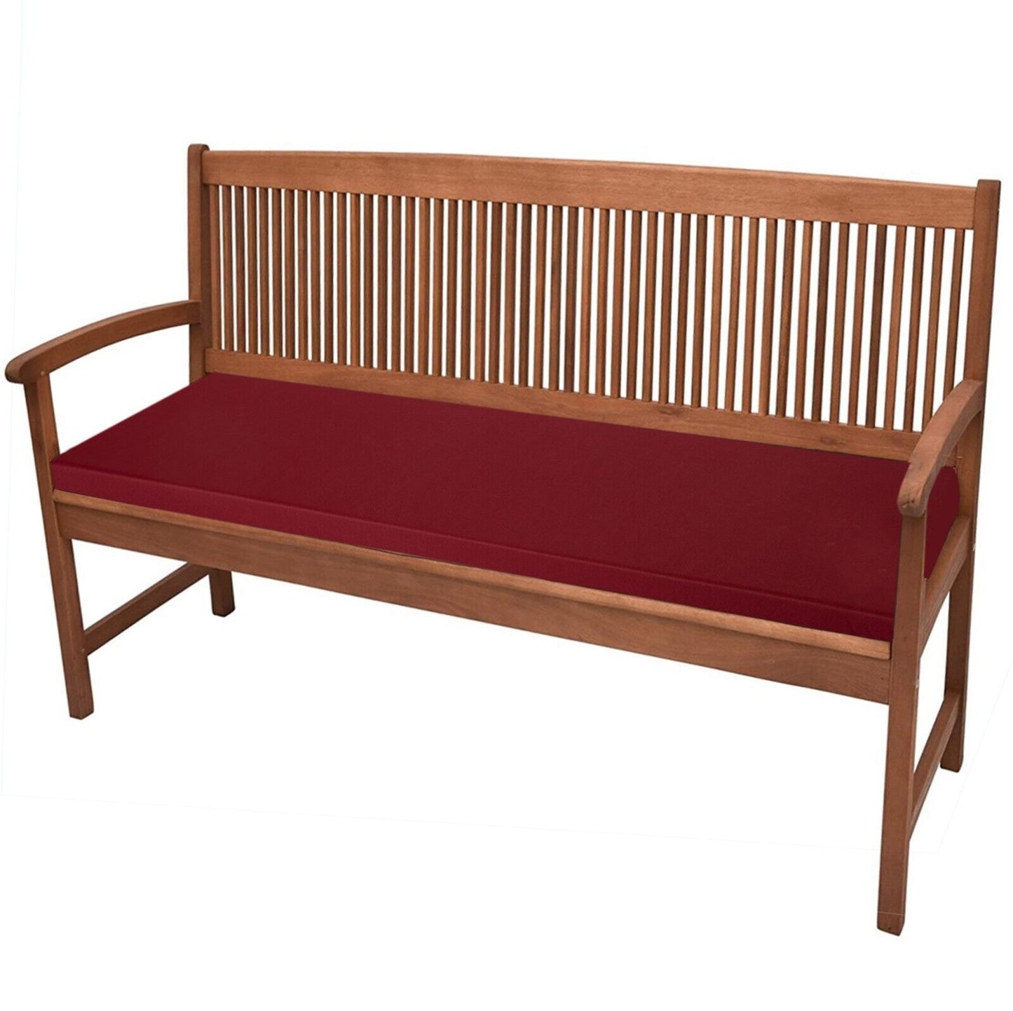Outdoor Chair Seat Pads Bench Pads Waterproof Wine Red