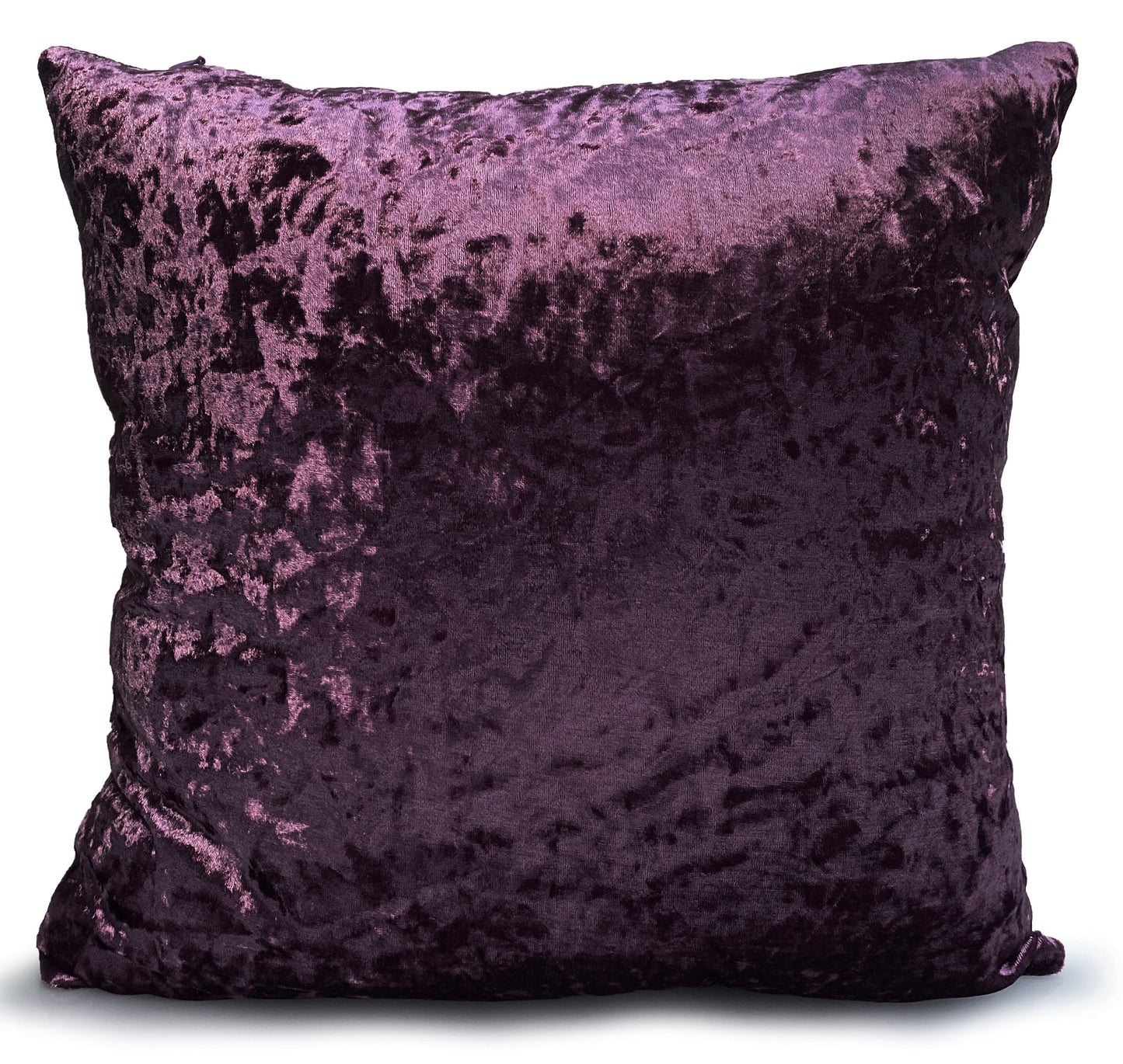 Velvet Cushion Cover Cushions Plain Crush Velvet 17"x17" 20"X20" 23"X23" PURPLE