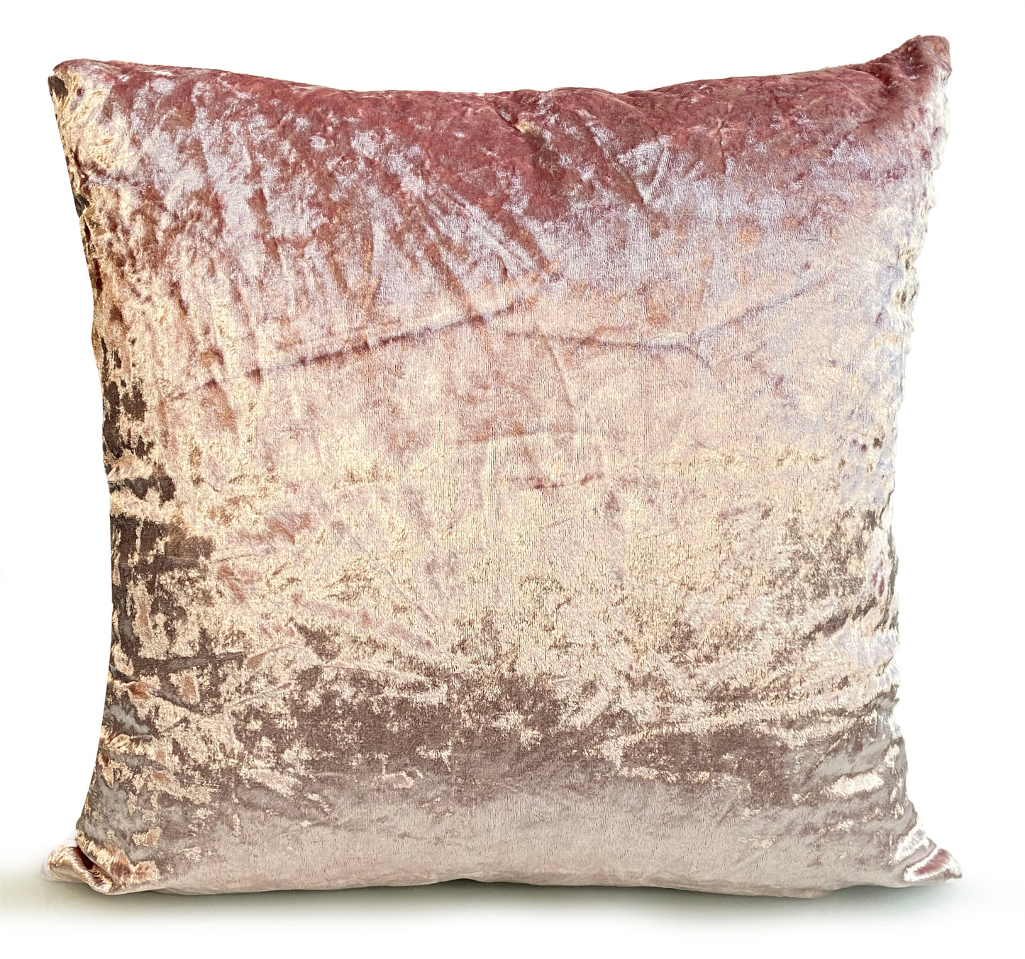 Velvet Cushion Cover Cushions Plain Crush Velvet 17"x17" 20"X20" 23"X23" BLUSH PINK