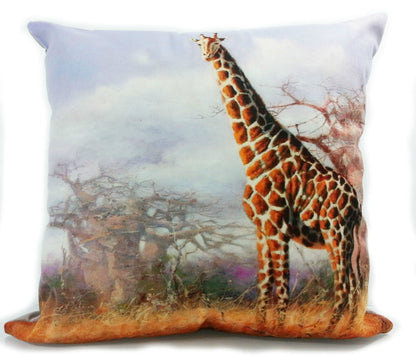 3d photographic cushion Cover cushions vintage Giraff