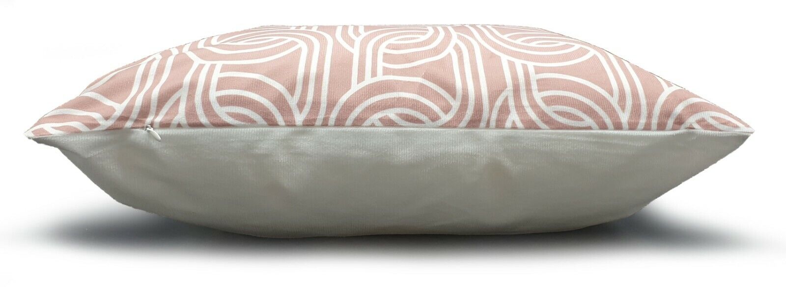 Large Cushion cover or Filled sofa cushion Blush Pink White geometric modern