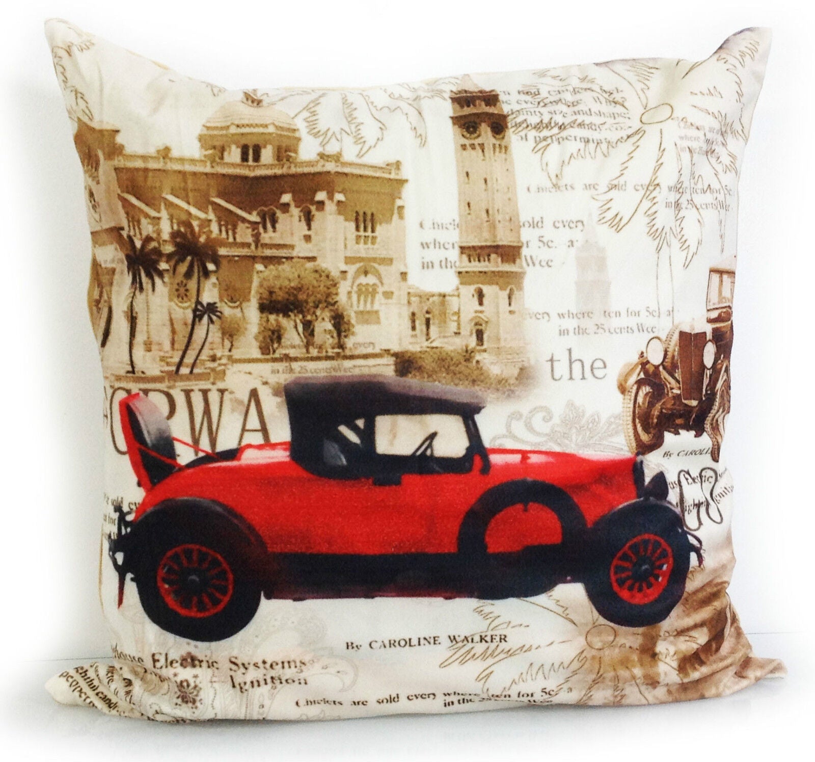 3d photographic cushion Cover cushions vintage car
