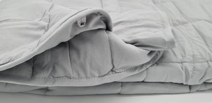 Weighted Blanket Insomnia Sleep Disorder Sensory Anxiety Throw Silver/Grey closer view