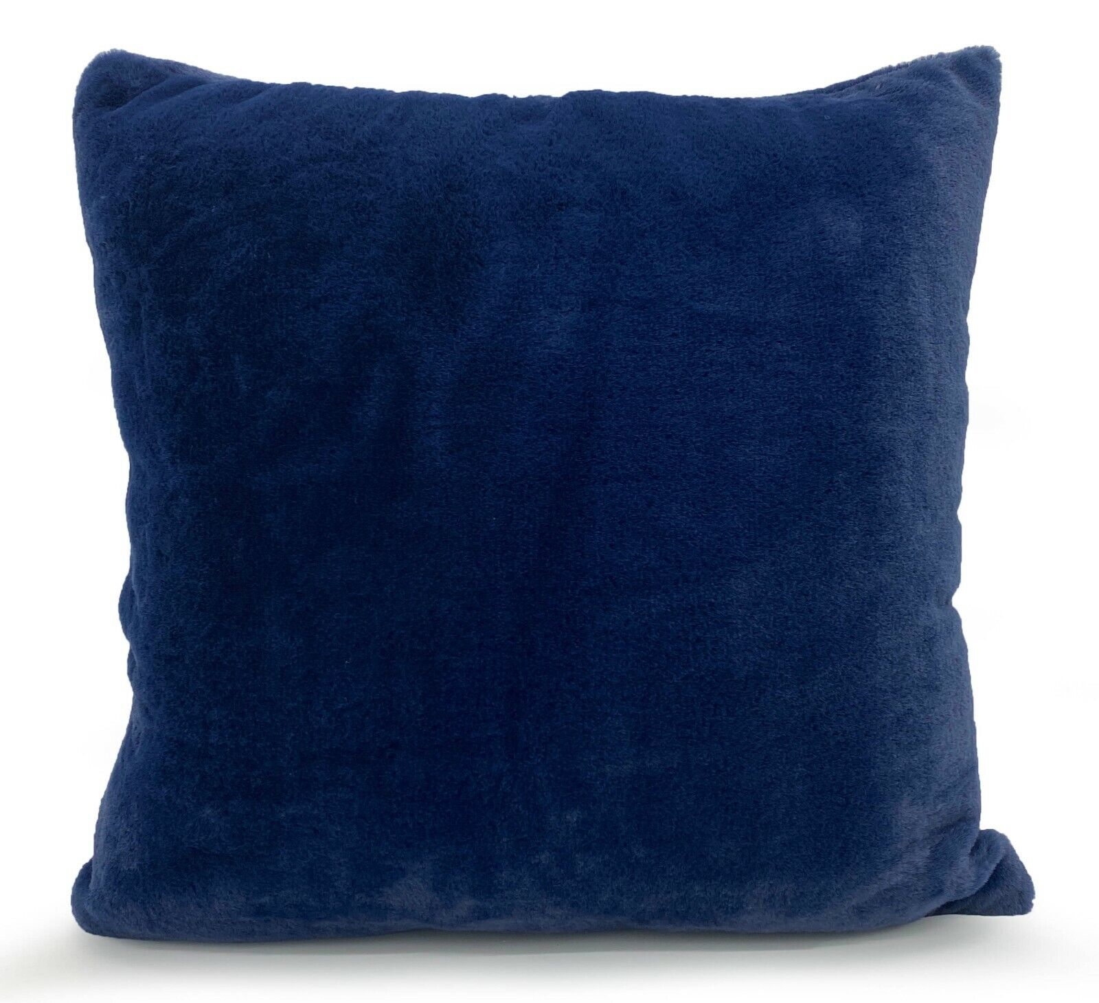 Faux fur cushion covers Navy Blue
