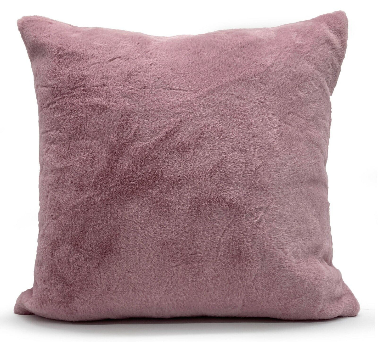Faux fur cushion covers Pink