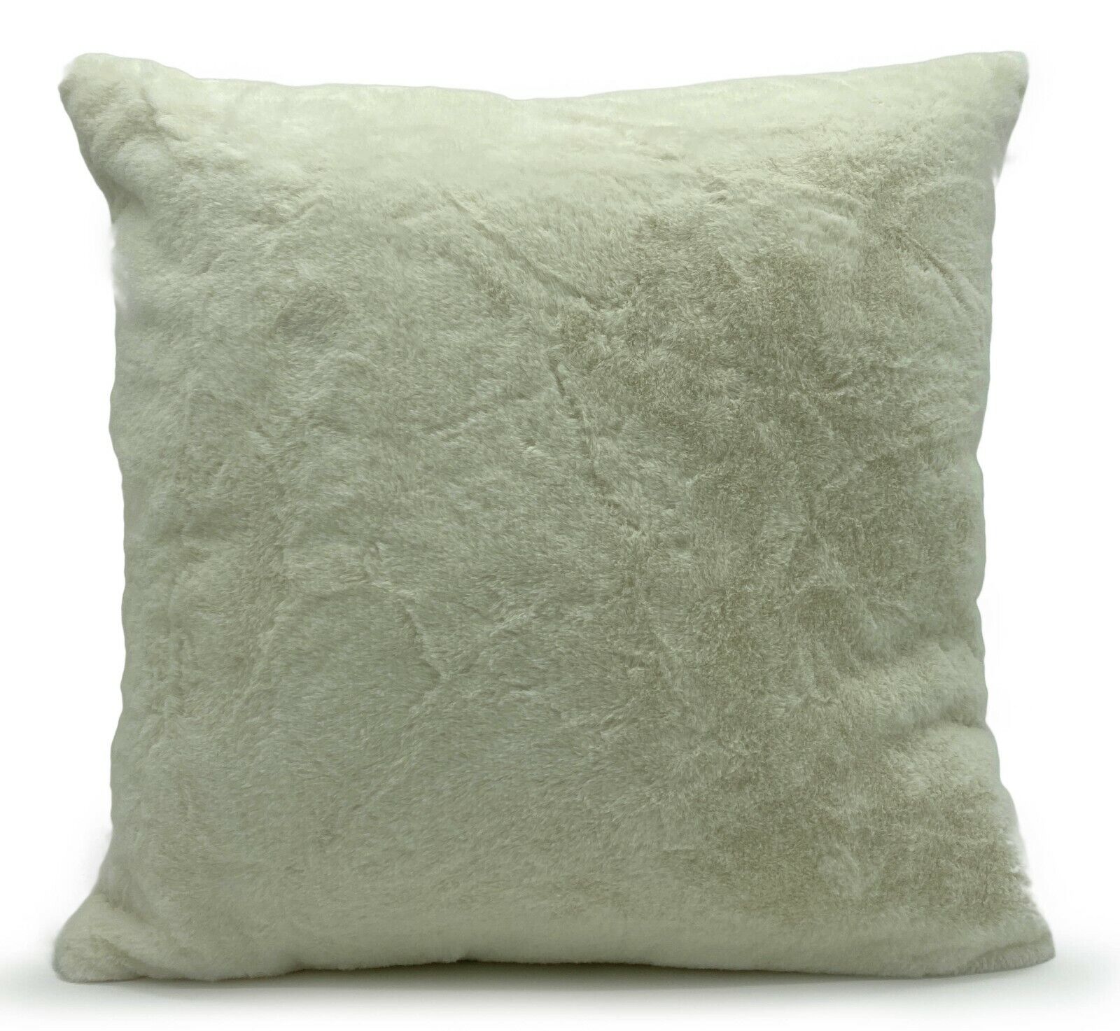 Faux fur cushion covers Cream