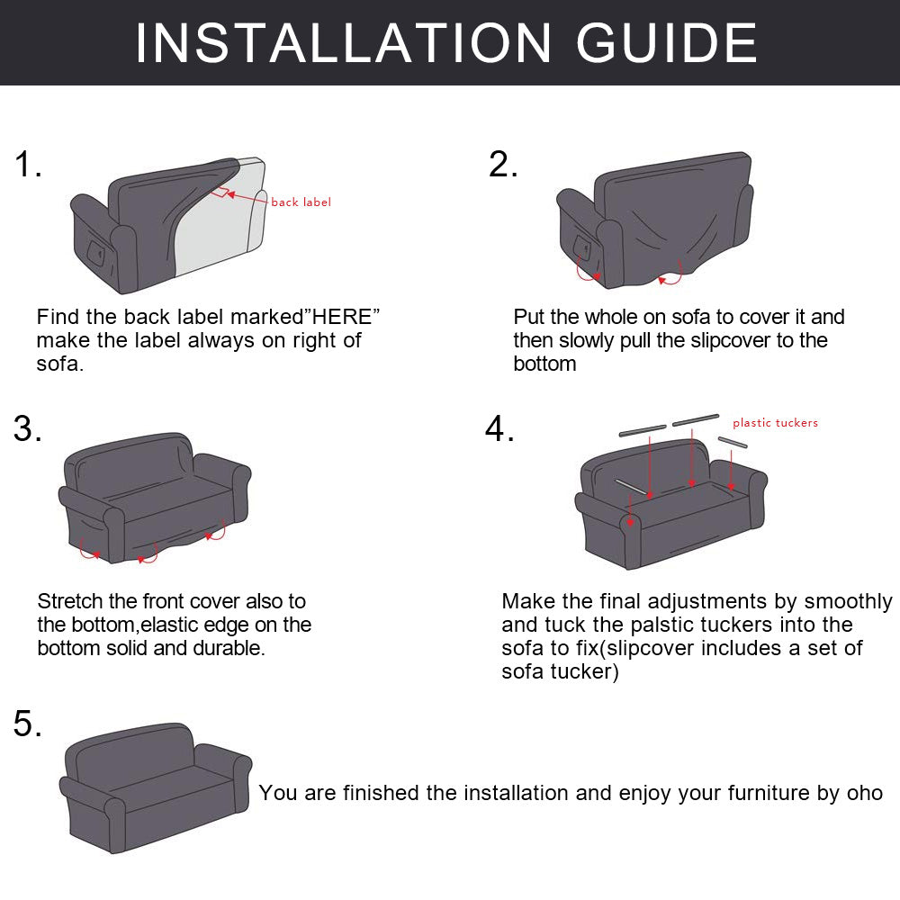Sofa Cover Installation guide