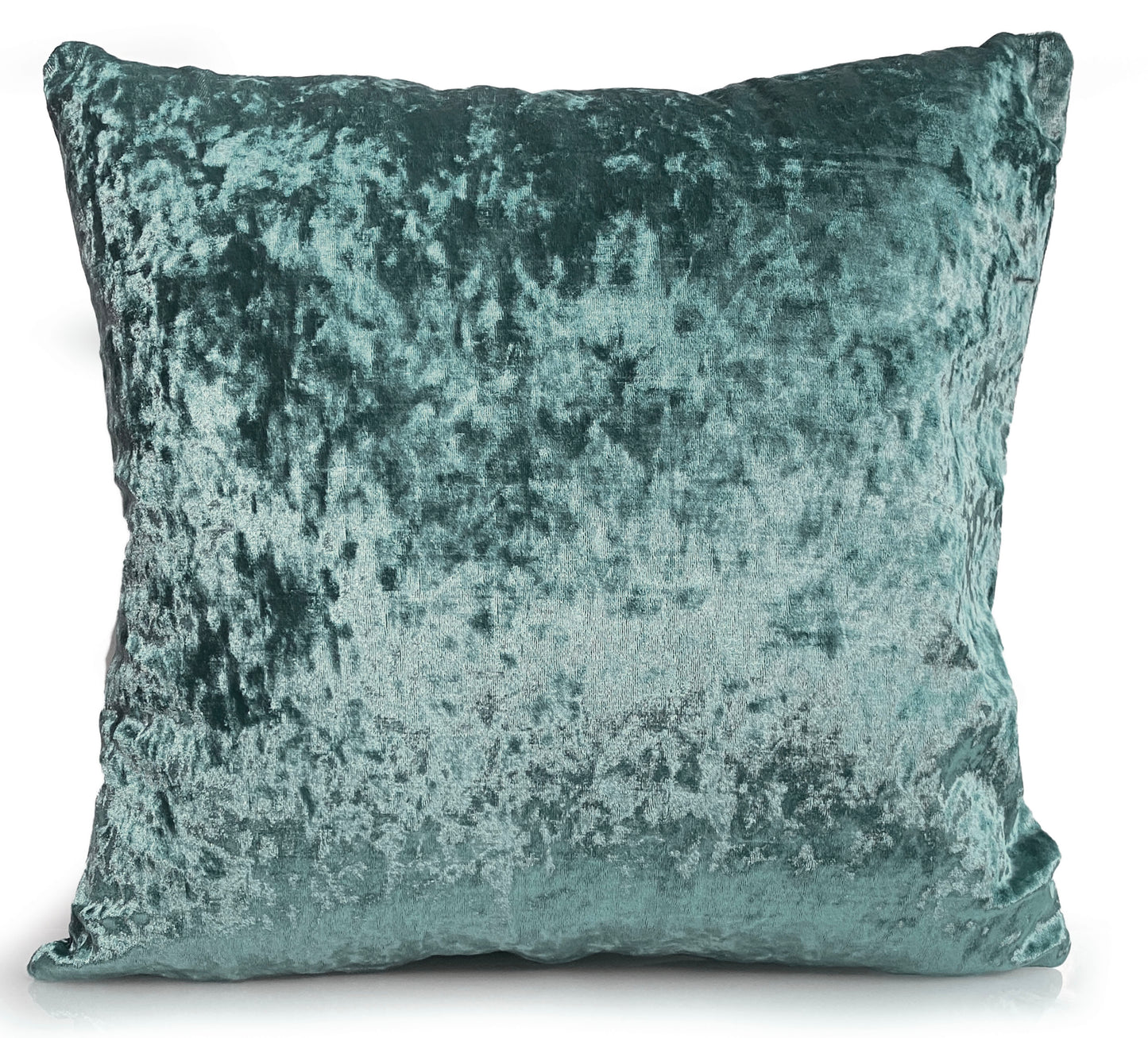 Velvet Cushion Cover Cushions Plain Crush Velvet 17"x17" 20"X20" 23"X23" DUCK EGG BLUE